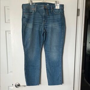 J. Crew Straight Leg Jeans in Classic Blue